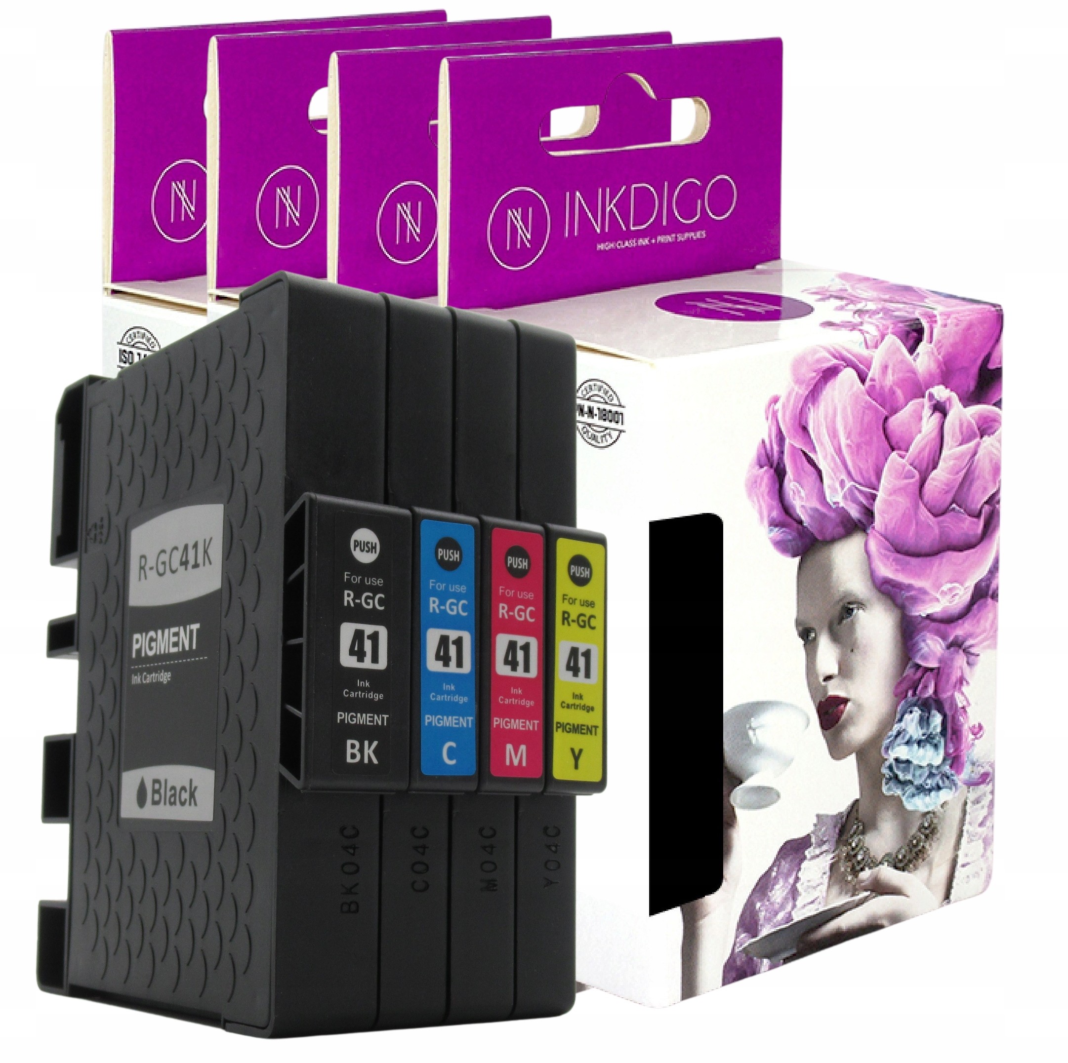 4x Tusz GC-41 do Ricoh Sg 2100N 3100SNw 3110DN XL