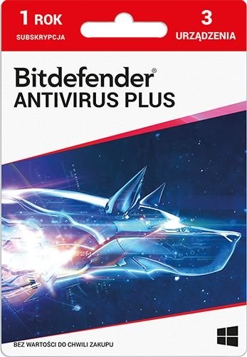 BitDefender Antivirus Plus 3D/12M PLBITDBS01