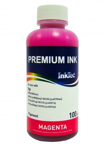 InkTec Tusz Pigment do HP (H5971-100MM) Purpurowy 100 ml. HP-5971-100MM