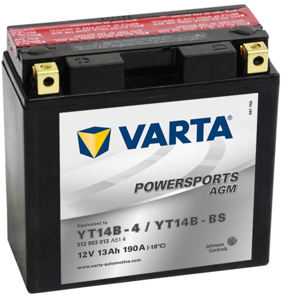 Varta Varta Akumulator AGM 12 V 13 Ah YT14B-4 / YT14B-BS