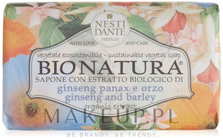 NESTI DANTE Mydło Żeń-szeń i jęczmień - Bio Natura Ginseng & Barley Soap Mydło Żeń-szeń i jęczmień - Bio Natura Ginseng & Barley Soap