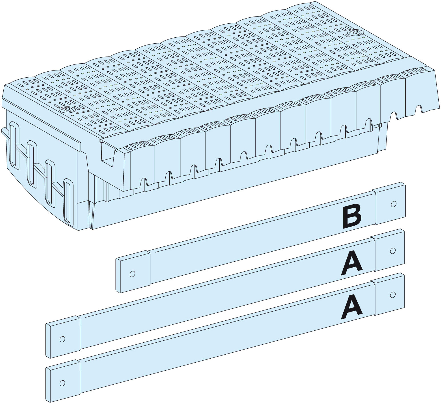 SCHNEIDER Blok-rozdzielczy-Polypact-wtykowy-+przyłącza-3P 4405