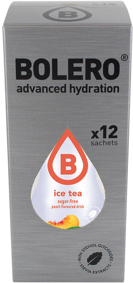 Bolero Bolero Ice Tea Peach ze stewią 8g BOX 12szt.