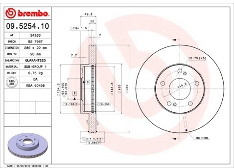 BREMBO 09.5254.10