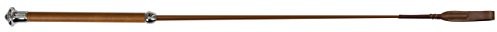 Kerbl Uni Spring bicz tłumica skórzanym uchwytem, z pożarnictwo) bicz, koniak, 65 cm 320106