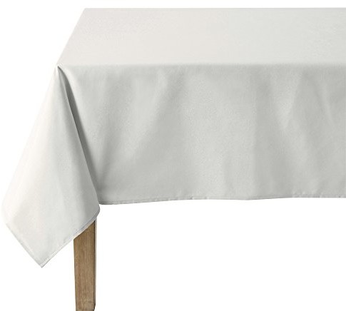 COUCKE obrus kwadratowy Uni biała bawełna 180x180 cm 3152192033513