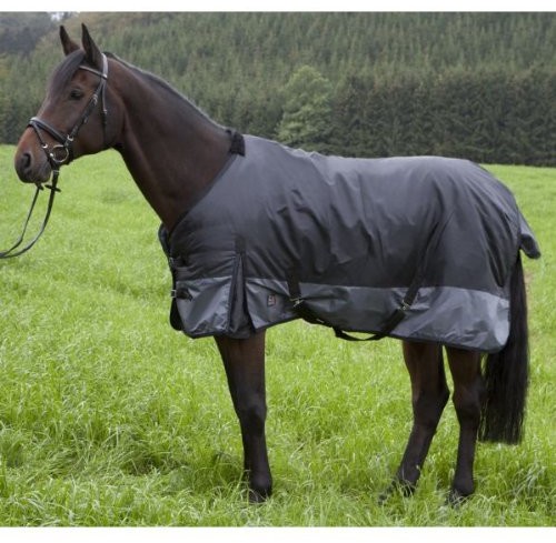 PFIFF ZIMA koc Riga, czarno-szary, 125cm, czarny 100086-63-125