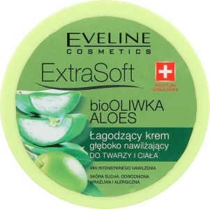 Eveline Cosmetics Ekstra Soft łagodzący krem głęboko nawilżający do twarzy i ciała 175ml