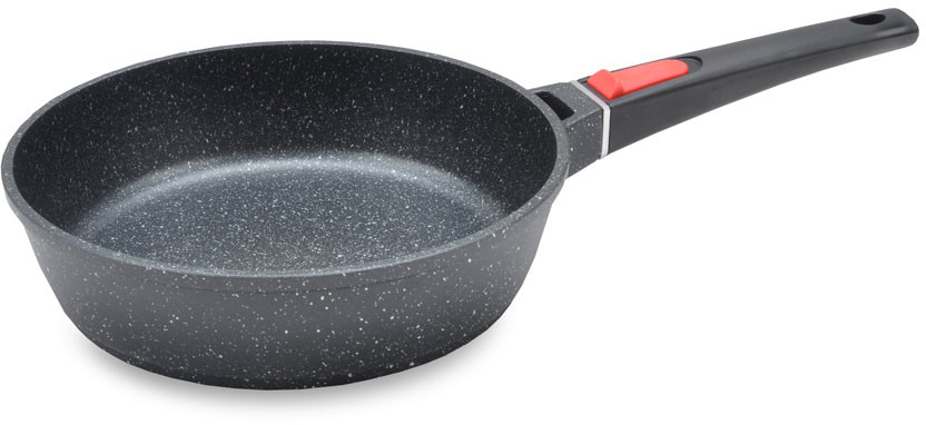 Maestro Patelnia głęboka ze zdejmowaną rączką Granit 24 cm MR-4724