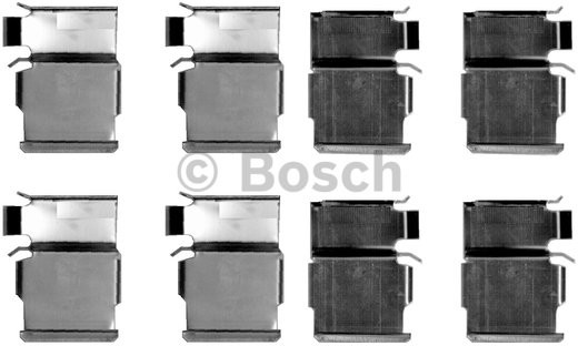Bosch Zestaw osprzętu do okładzin tarcz hamulcowych tył 1 987 474 605