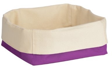 Premier Housewares Premier housewares 1901097 koszyk na chleb, poliester/bawełna, kolor kremowy/fioletowy 1901097