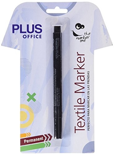 Office Plus Plus Office marker  czarna felt Pen tekstylnym. TAC320/BX1