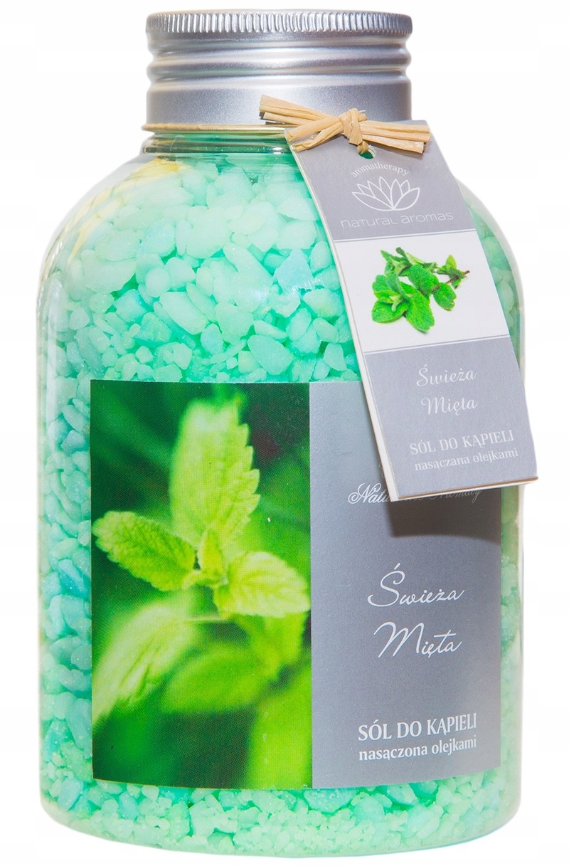 Natural Aromas Sól do kąpieli Świeża Mięta 670g