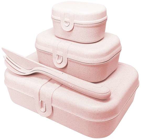 Koziol Zestaw lunchboxów Pascal Ready Organic różowy 3168669