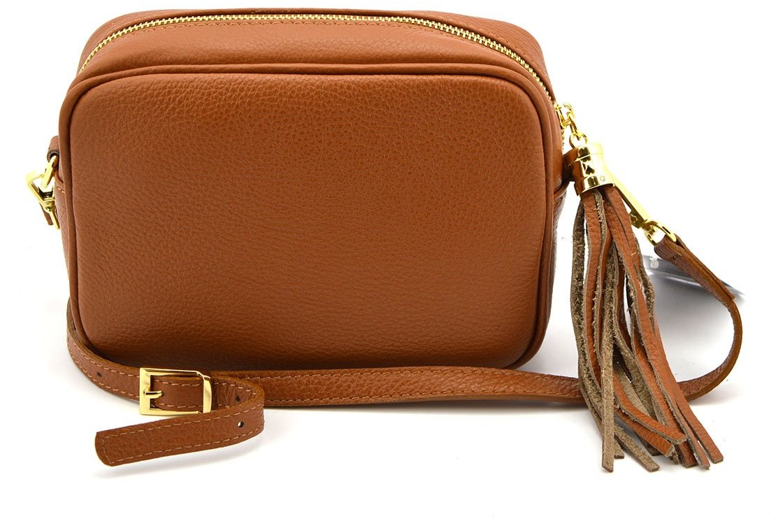 Vera Pelle Torebka skórzana vp516c camel