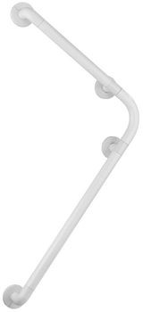 Wenko Poręcz łazienkowa z kątem prostym Secura,55,5x78cm kolor biały 4008838229200