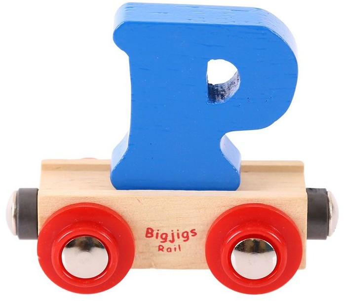Bigjigs Toys Wagonik literka P