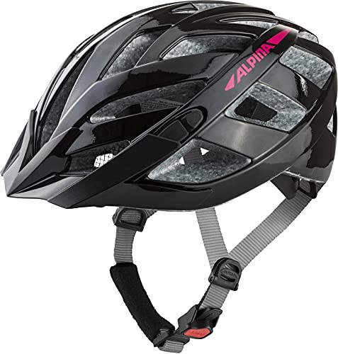 Alpina Unisex - Dorośli, PANOMA 2.0 Kask rowerowy, black-pink gloss, 56-59 cm