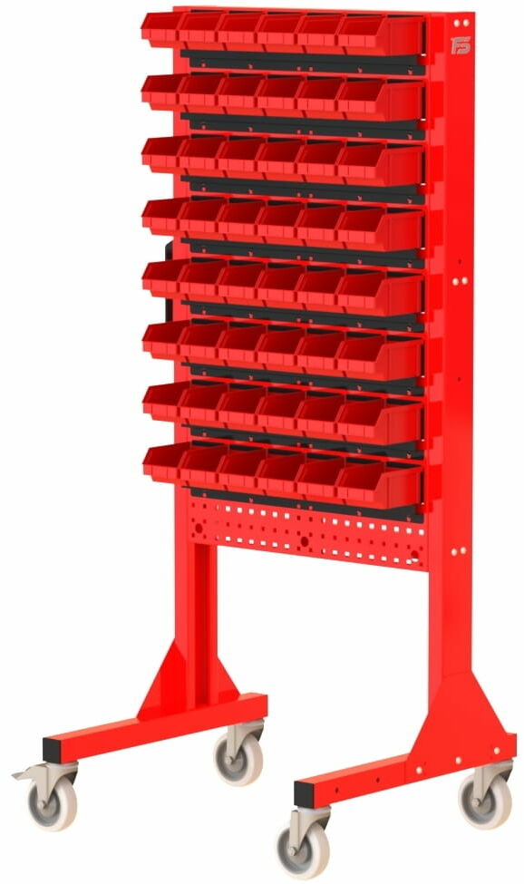 Fastservice ST 70-12-P2 Stojak Narzędziowy w zestawie z listwami oraz pojemnikami ST 70-12-P2