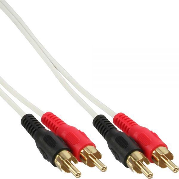 Intos Kabel  RCA Cinch x2 RCA Cinch x2 2m biały 89933W 89933W