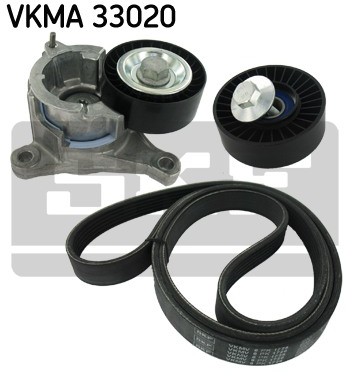 SKF Zestaw paska klinowego wielorowkowego VKMA 33020