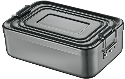 Küchenprofi 1001461318 Lunch Box, mały, aluminiowy antracyt 100141318