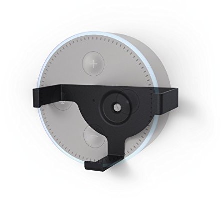 Hama uchwyt do montażu na ścianie (2. generacji, zajmujące niewiele miejsca Echo Dot-głośnik uchwyt do mocowania, uchwyt ścienny/-, odpowiedni do Echo Dot) Czarny 00181516