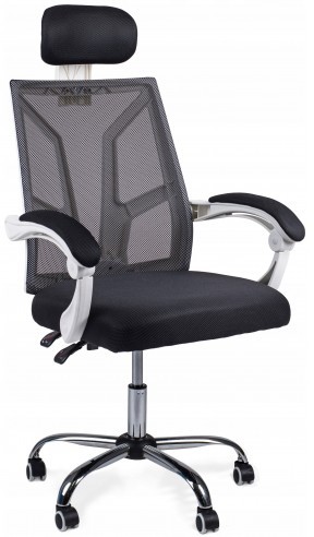 Mebel Elite Fotel Biurowy Ergonomiczny Obrotowy FLEX Czarny