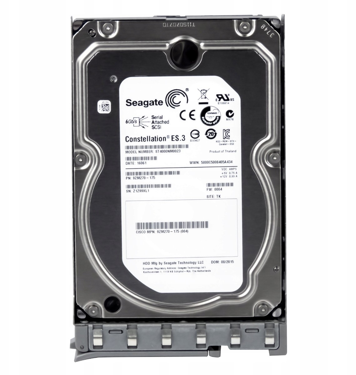 Cisco UCS-HD4T7KS3-E 4TB SAS-2 3.5'' ST4000NM023