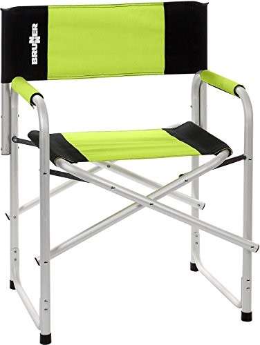 Brunner Krzesło składane krzesło aluminiowe  akcesoria kempingowe Rodzaj reżysera Bravura zielonym/czarnym 0404190N.C70