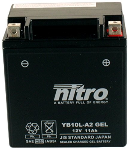 Nitro yb10l-A2 Gel  N-yb10l-A2 Gel AGM zamknięta, czarna, rozmiar na