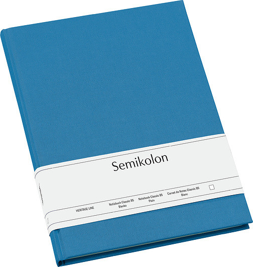 Semikolon Notes Uni Classic A4 niebieski czysty 364075