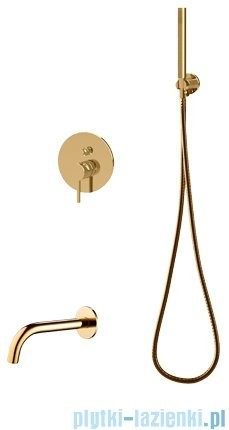 Omnires Y zestaw podtynkowy wannowy złoty SYSYW01ZL |