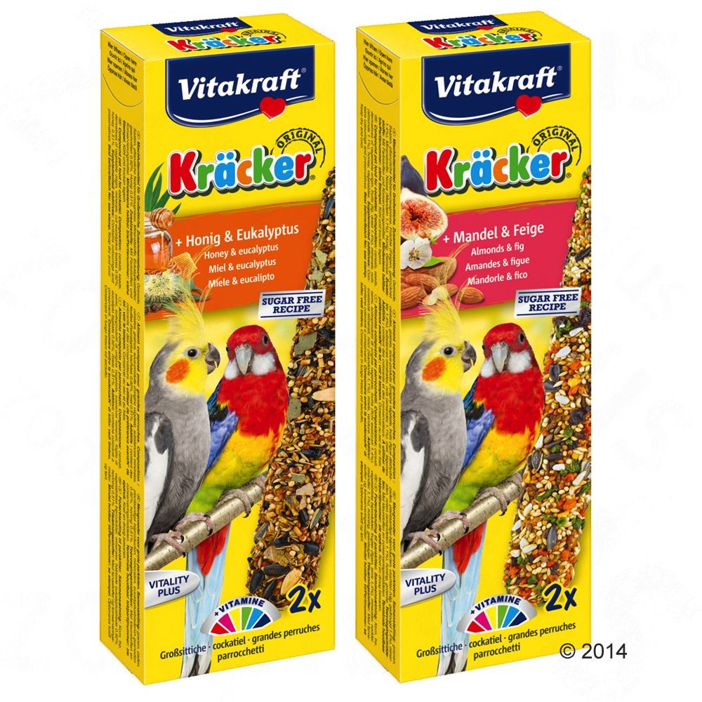Vitakraft Krakersy dla papug falistych - Migdały i figa