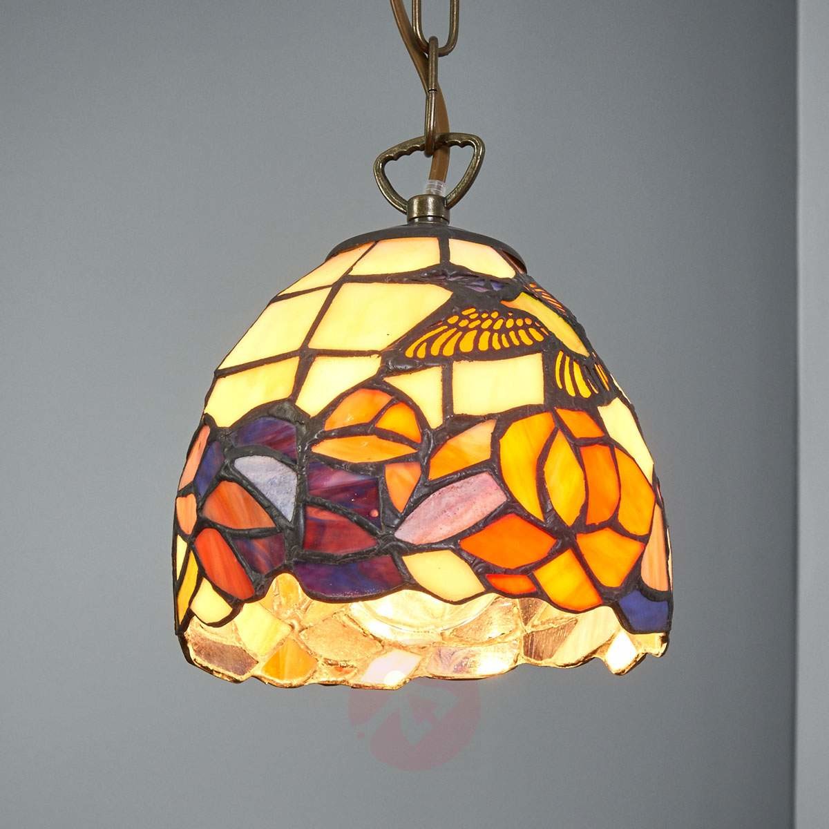 Artistar R Lampa wisząca COLIBRI w stylu Tiffany