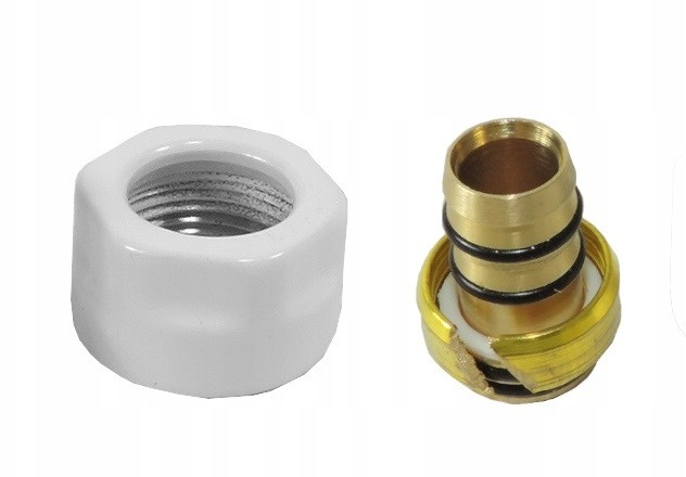 Złączka Adapter Pex 16x2/M22x1,5 Biała