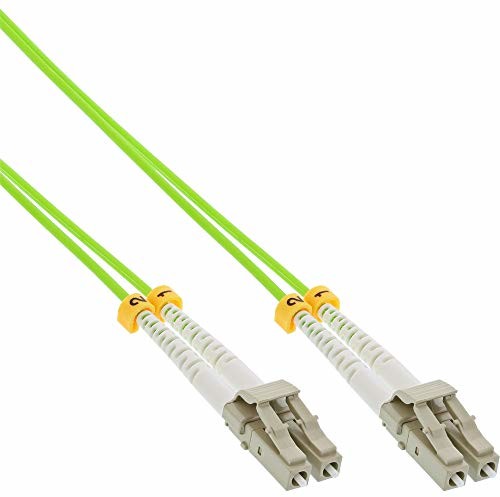 InLine 88544Q LWL kabel duplex, LC/LC, 50/125m, OM5, 0,5 m