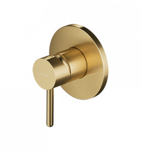 Omnires Y1245 GL B Bateria prysznicowa podtynkowa solo złoto szczotkowane