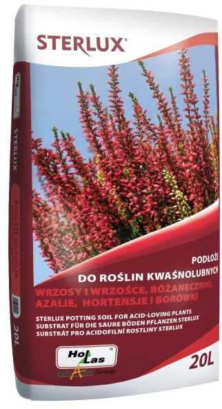 Sterlux Podłoże do roślin kwaśnolubnych Sterlux 20 l