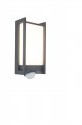 Kinkiet Qubo 4 z czujnikiem ruchu LED antracyt zewnętrzny ogrodowy 5193002118