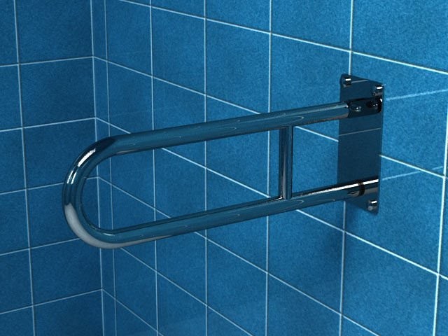 Makoinstal Poręcz uchylna łukowa dla niepełnosprawnych PSP/PSM 660 60 cm stal nierdzewna PSP 660