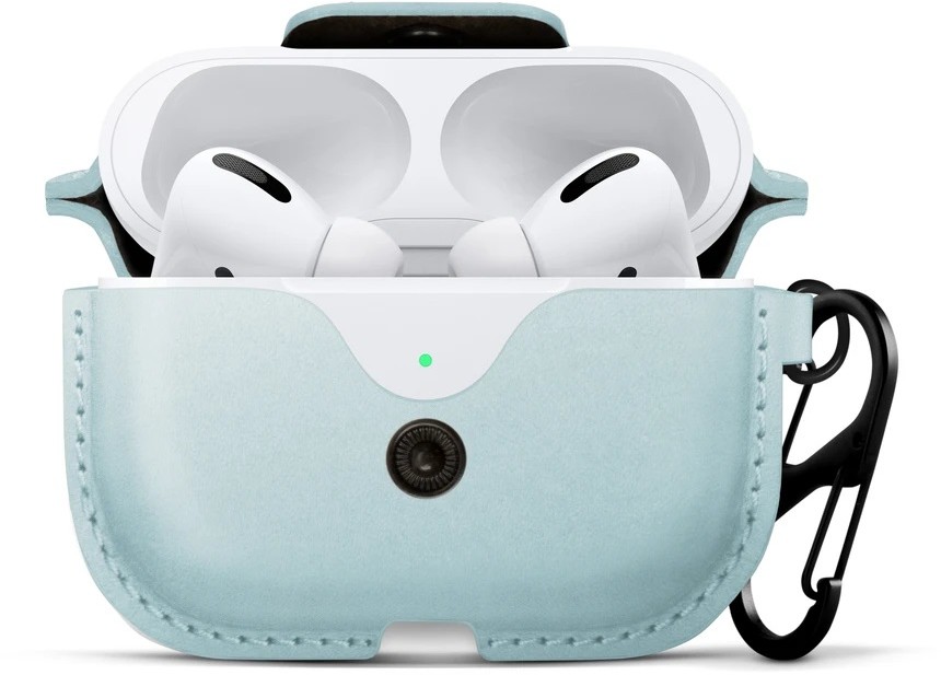 Twelve South AirSnap Pro Etui Skórzane do AirPods Pro (Slate Blue) 12-1969