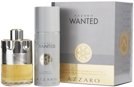 Azzaro Wanted zestaw woda toaletowa 100ml +dezodorant 150ml)