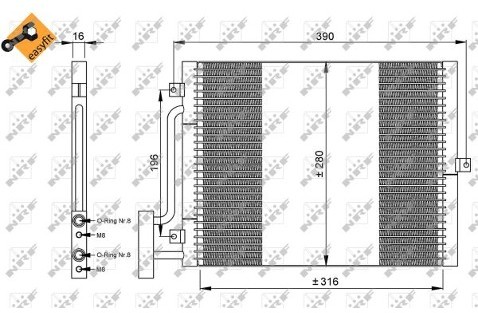 NRF Skraplacz, klimatyzacja 35307