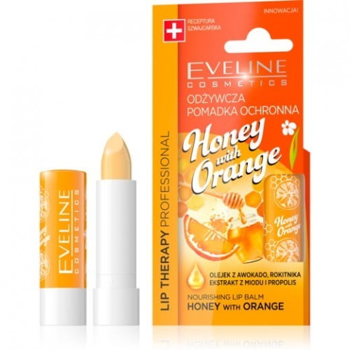 Eveline Lip Therapy pomadka odżywczka Honey&Orange