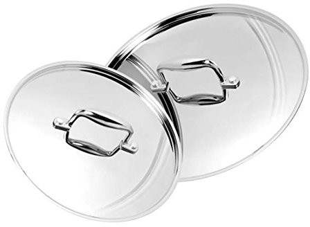 Pentole Agnelli pentole agnelli alum12924 pokrywa z wypustką, aluminium, srebrny ALUM12924