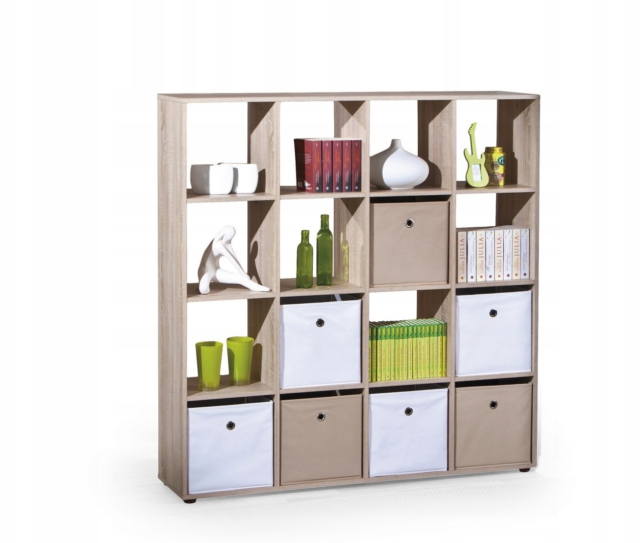 Luini 16 regał dąb sonoma