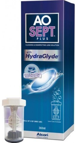 Alcon CibaVision AOSEPT PLUS HydraGlyde 360 ml AOS+/360