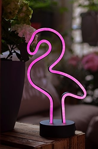 Hellum LED  Flamingo lamp, różowa 522976
