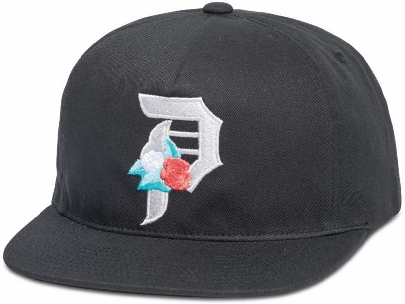 PRIMITIVE czapka męska PRIMITIVE DOS FLORES UNSTRUCTURED SNAPBACK Black